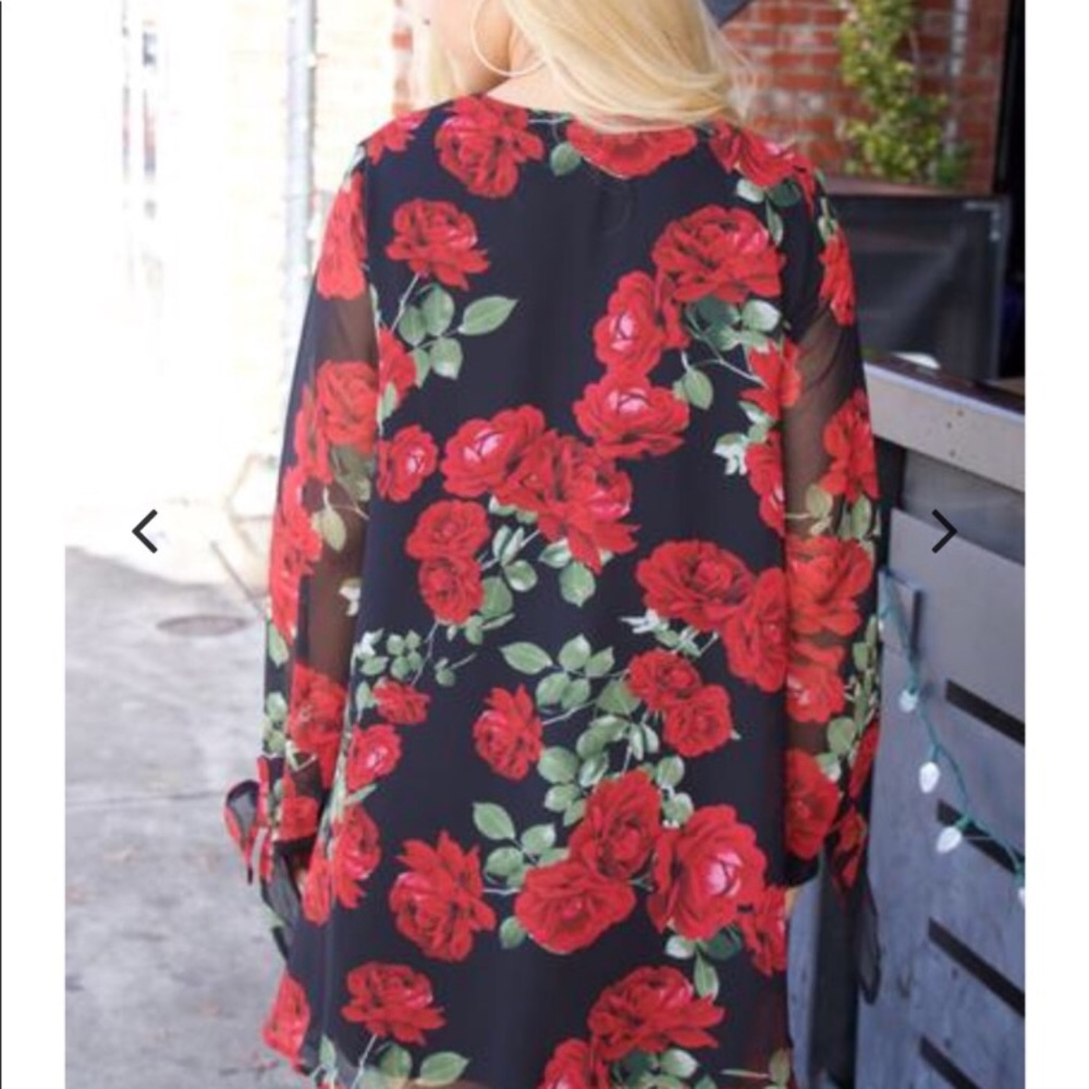 Show Me Your Mumu Johanna Tunic Budding Rosemance - Picture 3 of 7